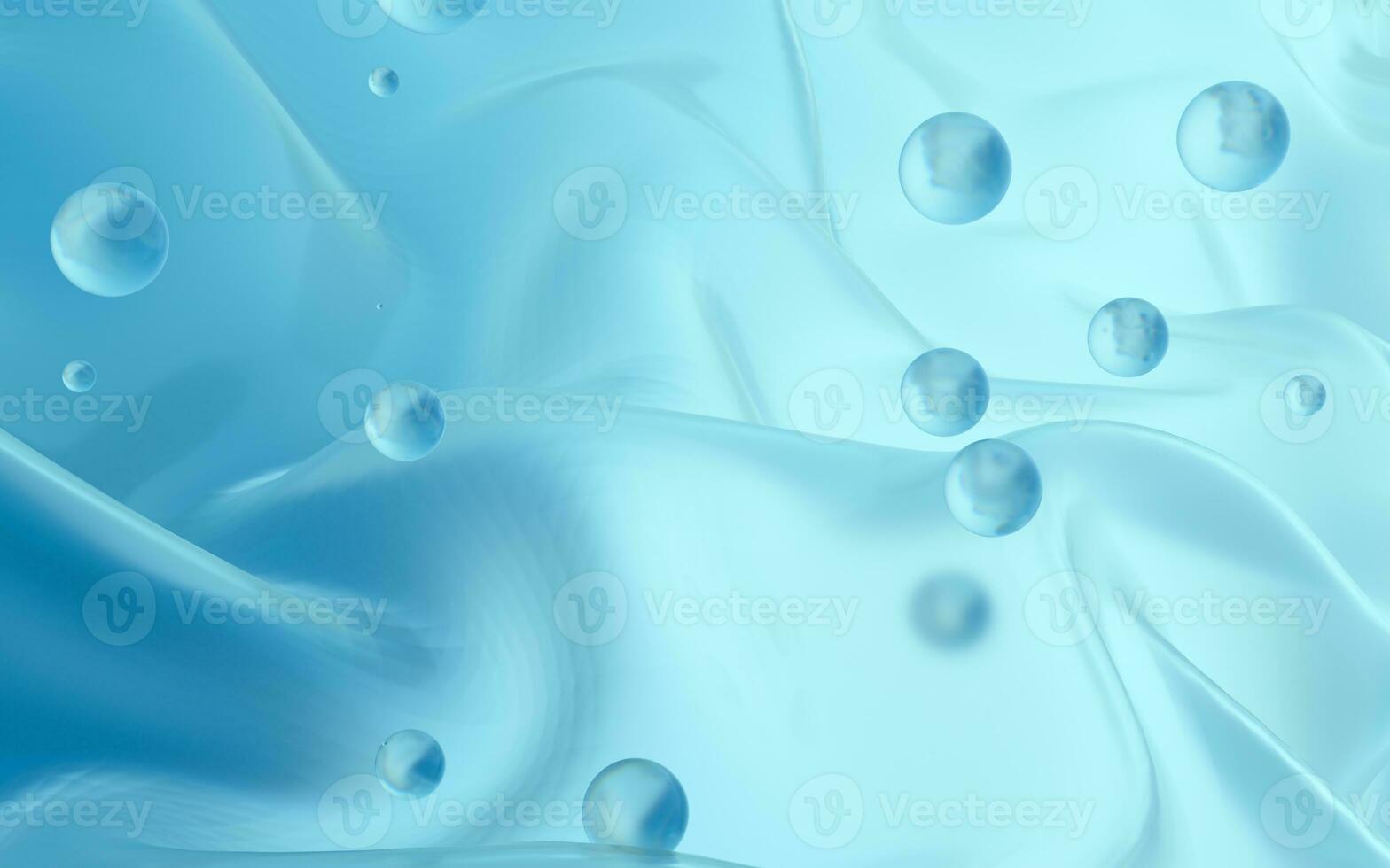 Flowing cloth, multicolored wave silk, 3d rendering. photo