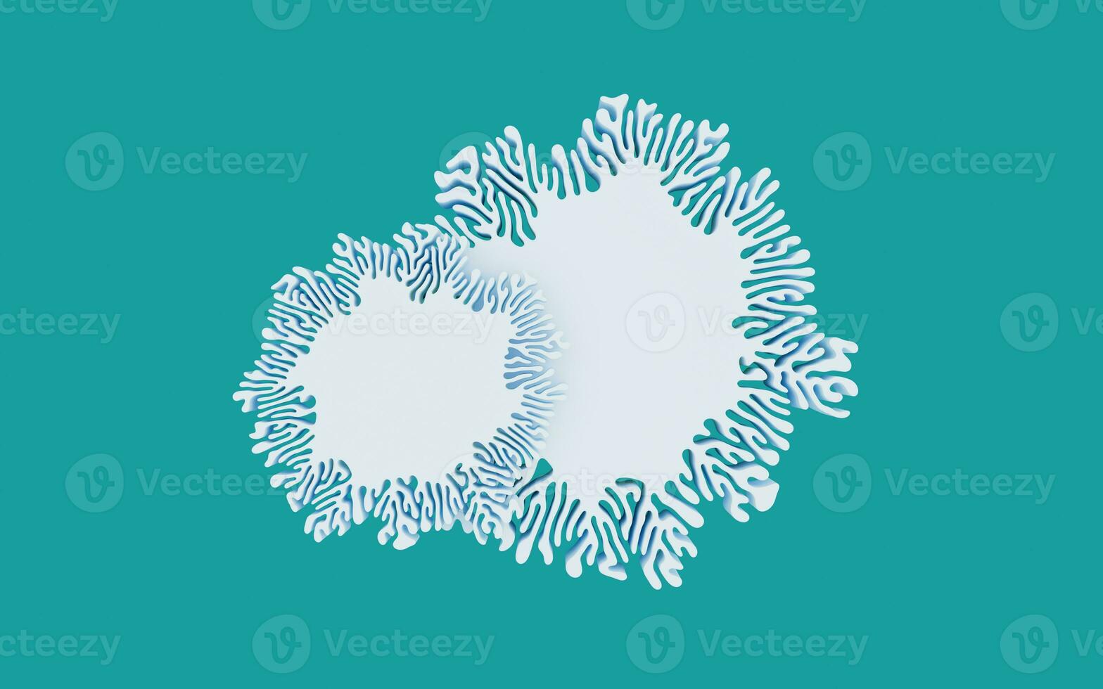 Abstract lines and curve lines, 3d rendering. photo