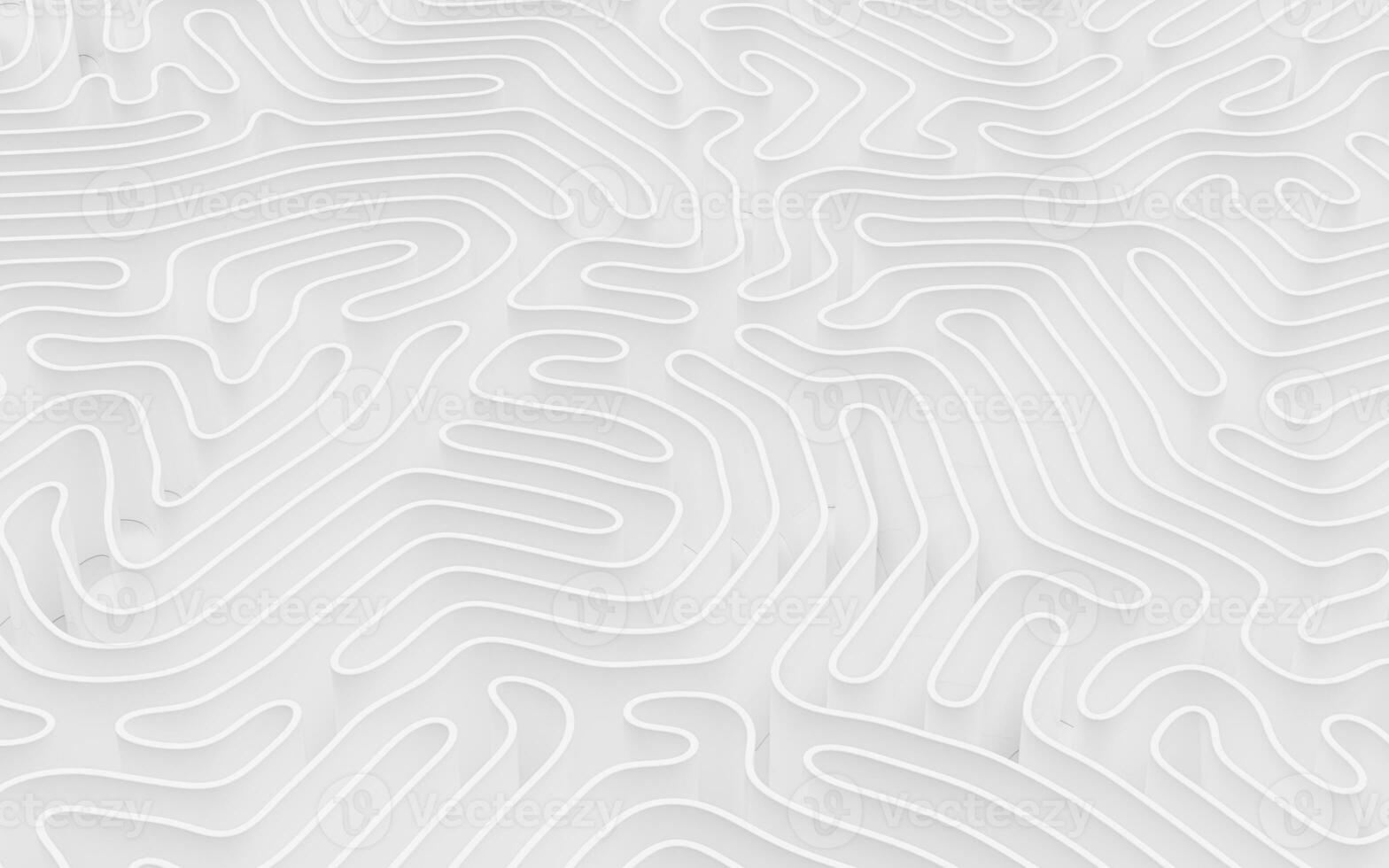Abstract lines and curve lines, 3d rendering. photo