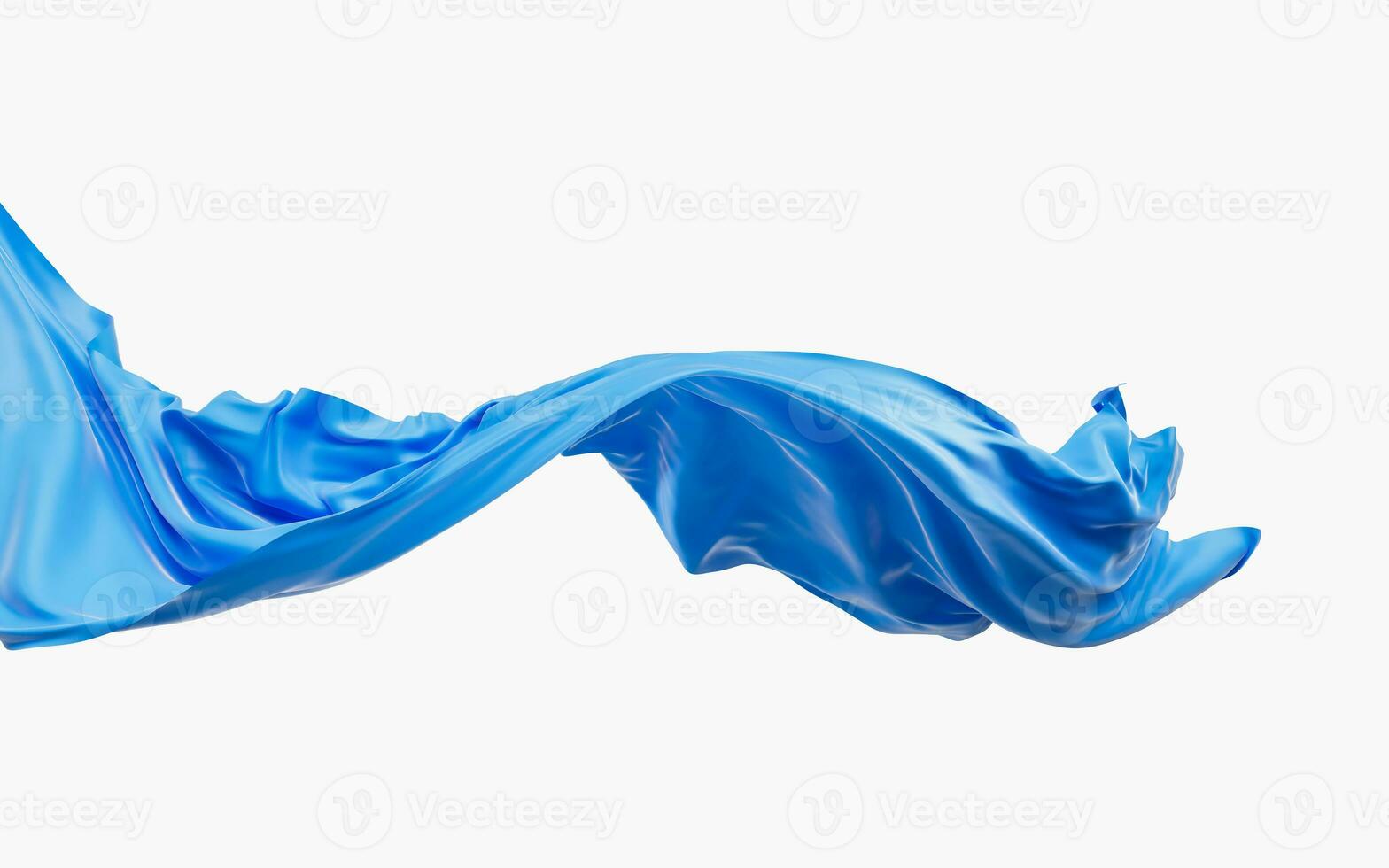 Flowing wave cloth, 3d rendering. photo