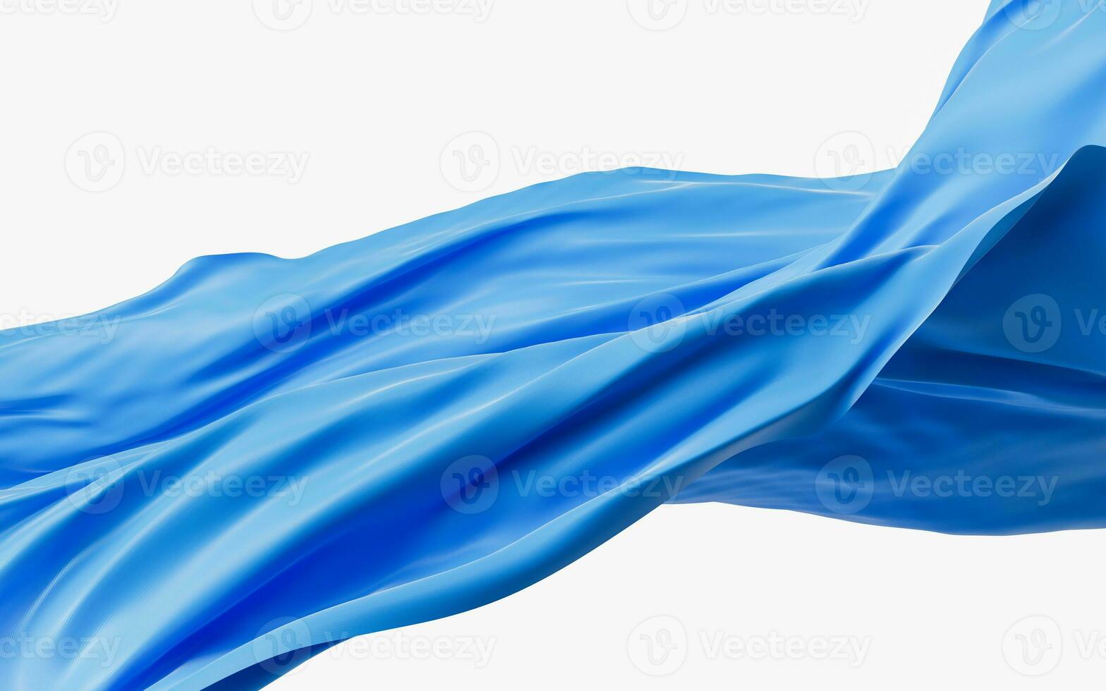 Flowing wave cloth, 3d rendering. photo