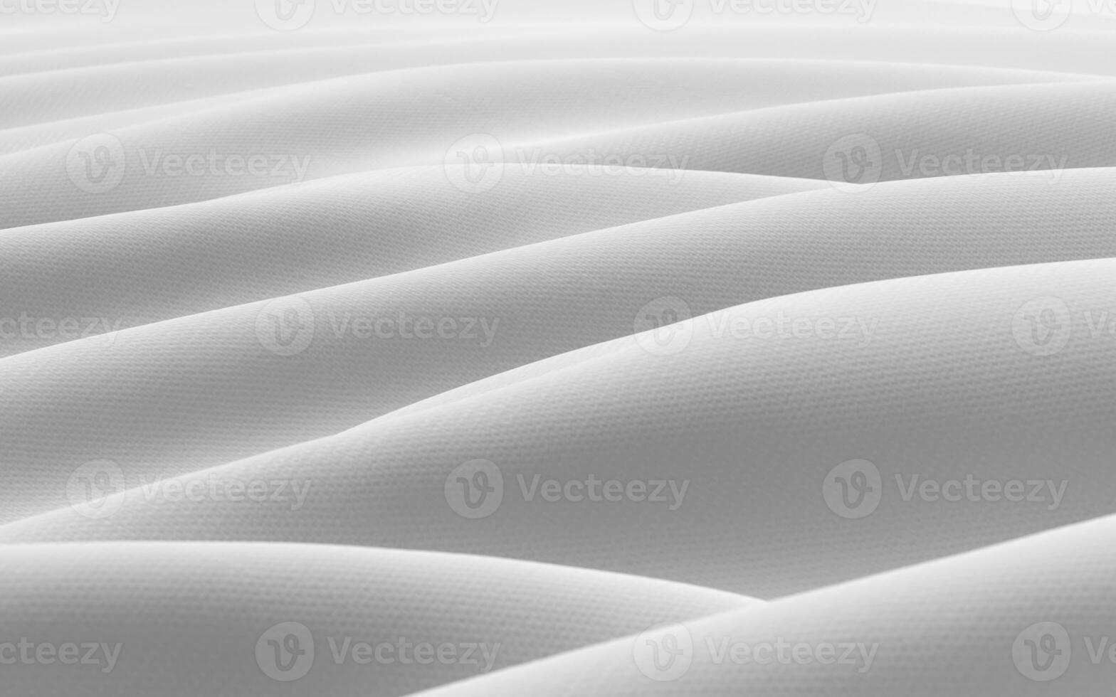 Flowing white cloth, white background, 3d rendering. photo