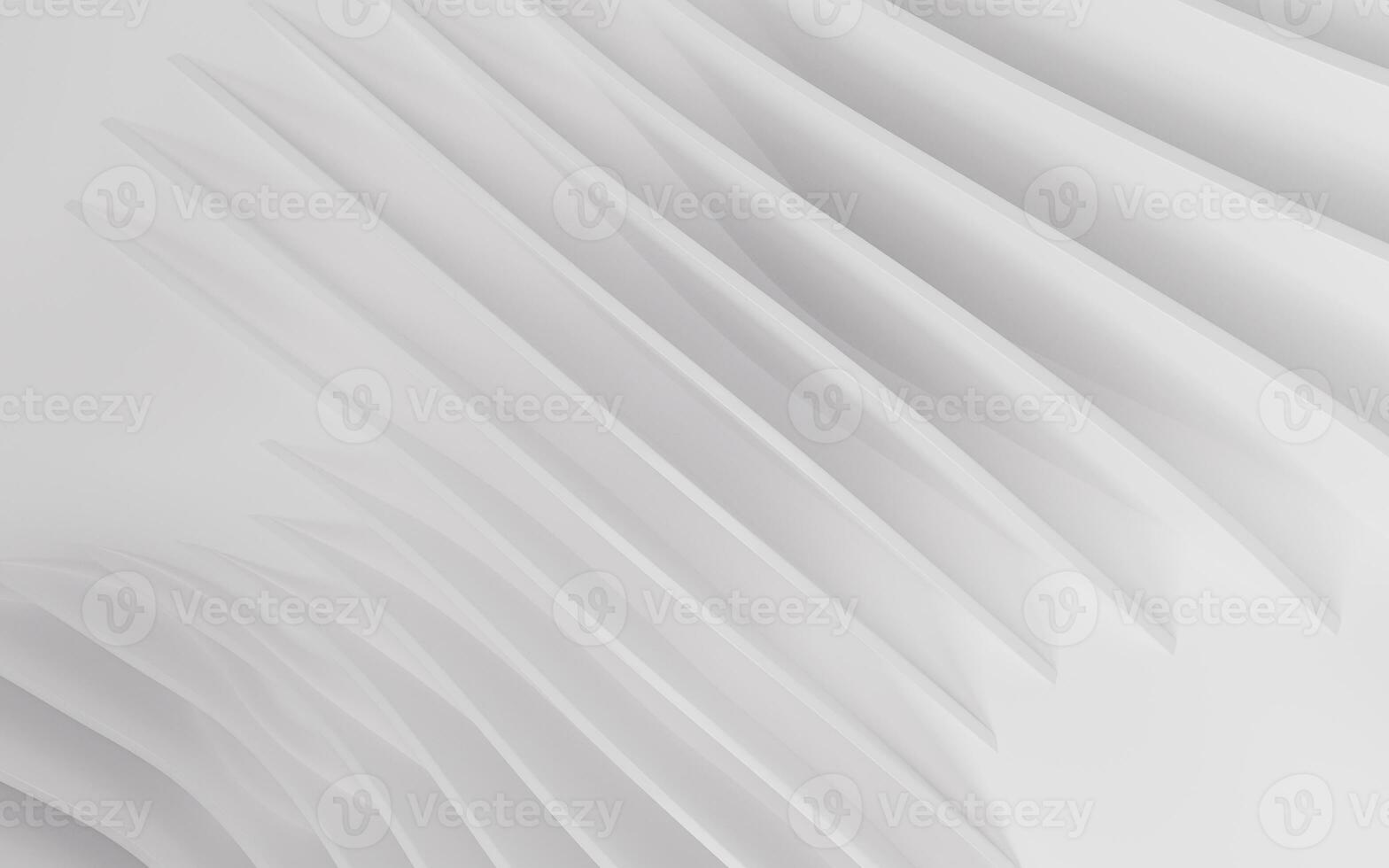 White geometry stripe, minimal background, 3d rendering. photo