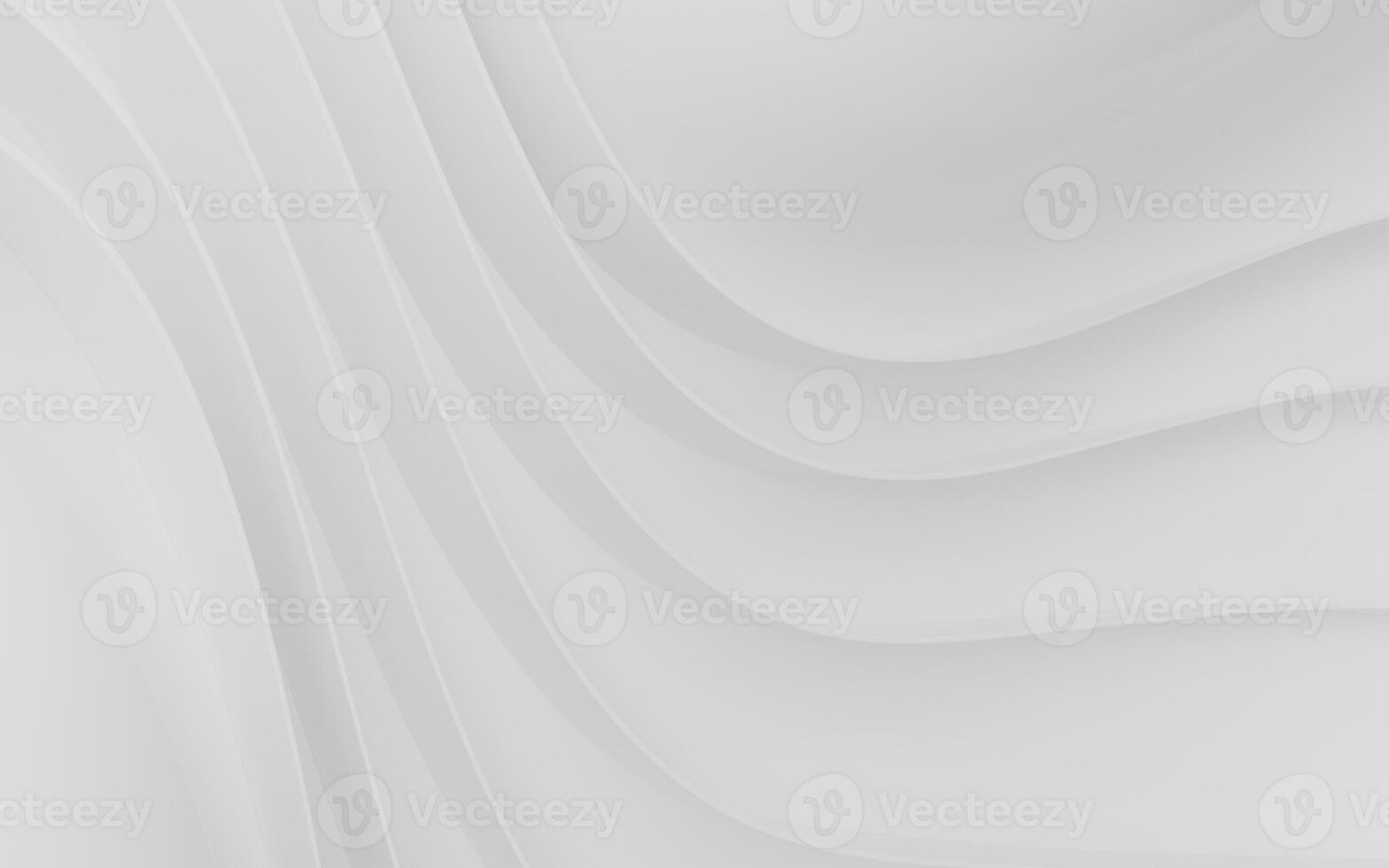 White geometry stripe, minimal background, 3d rendering. photo