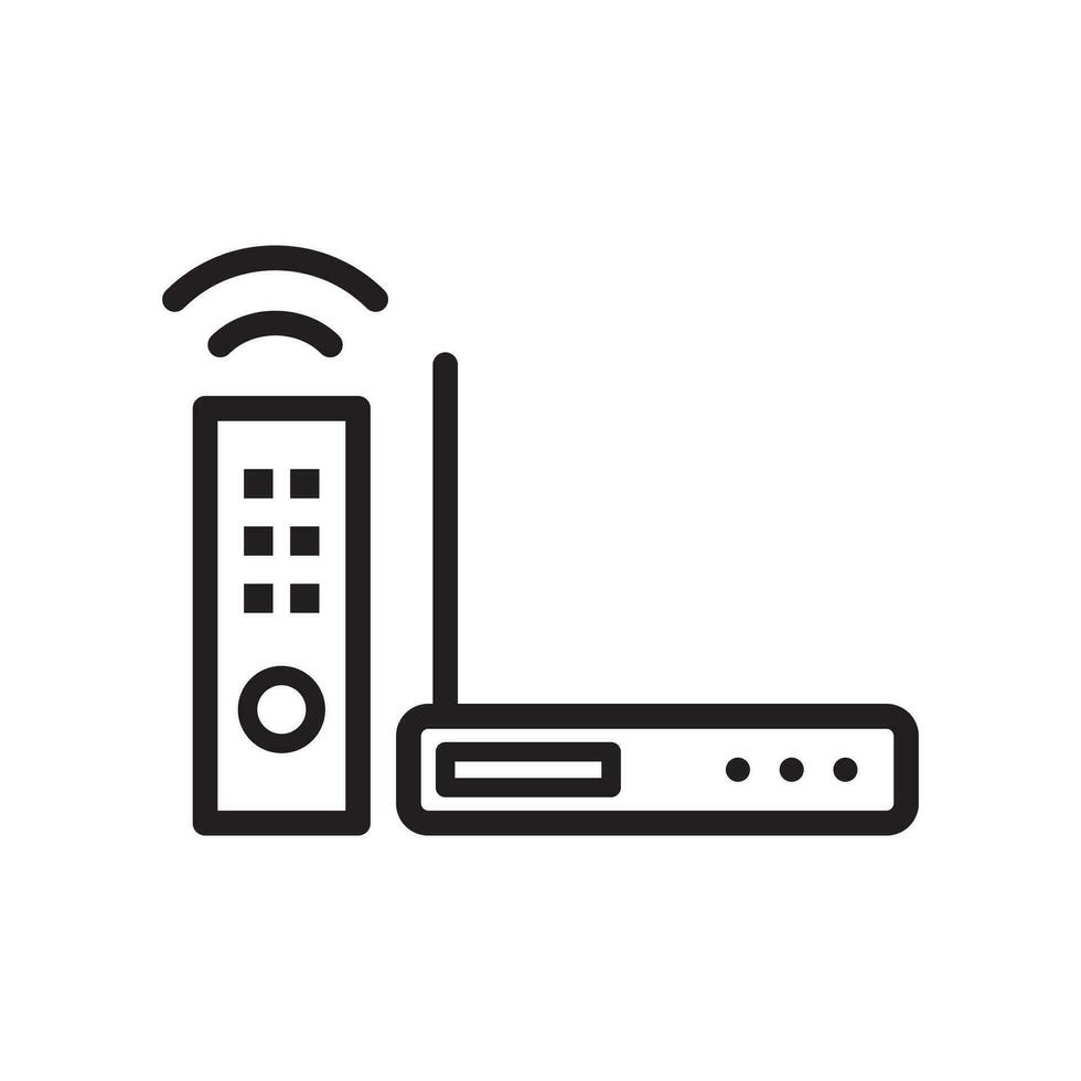 Set top box symbol icon vector design illustration