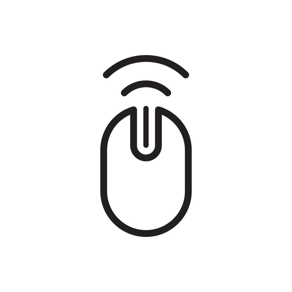 wireless mouse  symbol icon vector design illustration