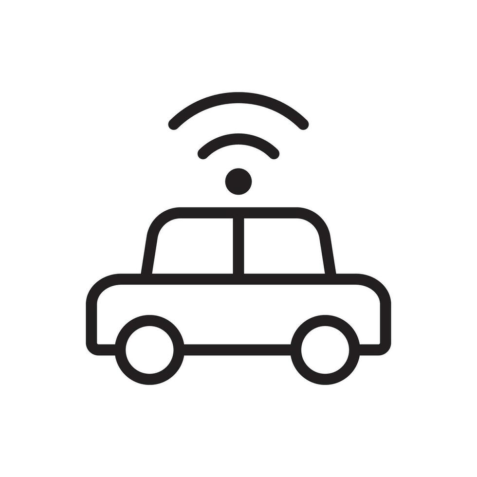 smart car symbol icon vector design illustration