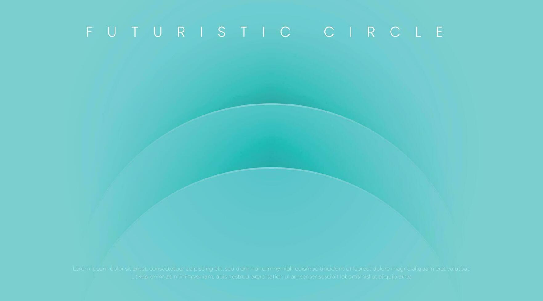 abstract minimalist blue circles background with luxury style, light lines. futuristic circular concept wallpaper. vector illustration
