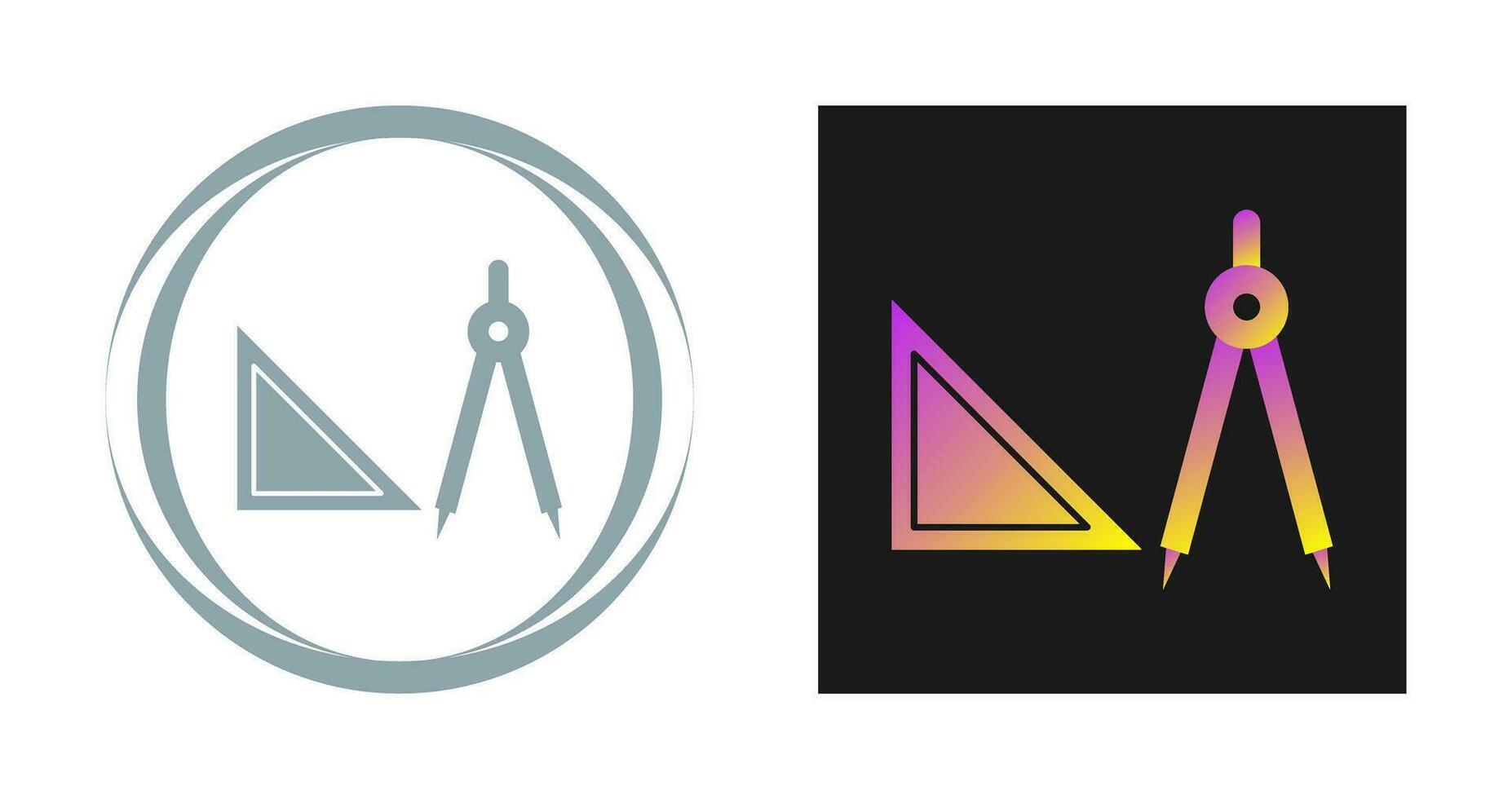 Geometry Tools Vector Icon