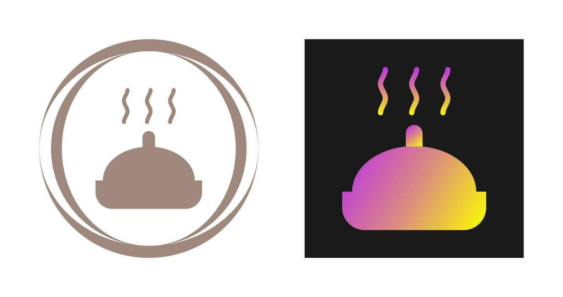 icono de vector de comida caliente