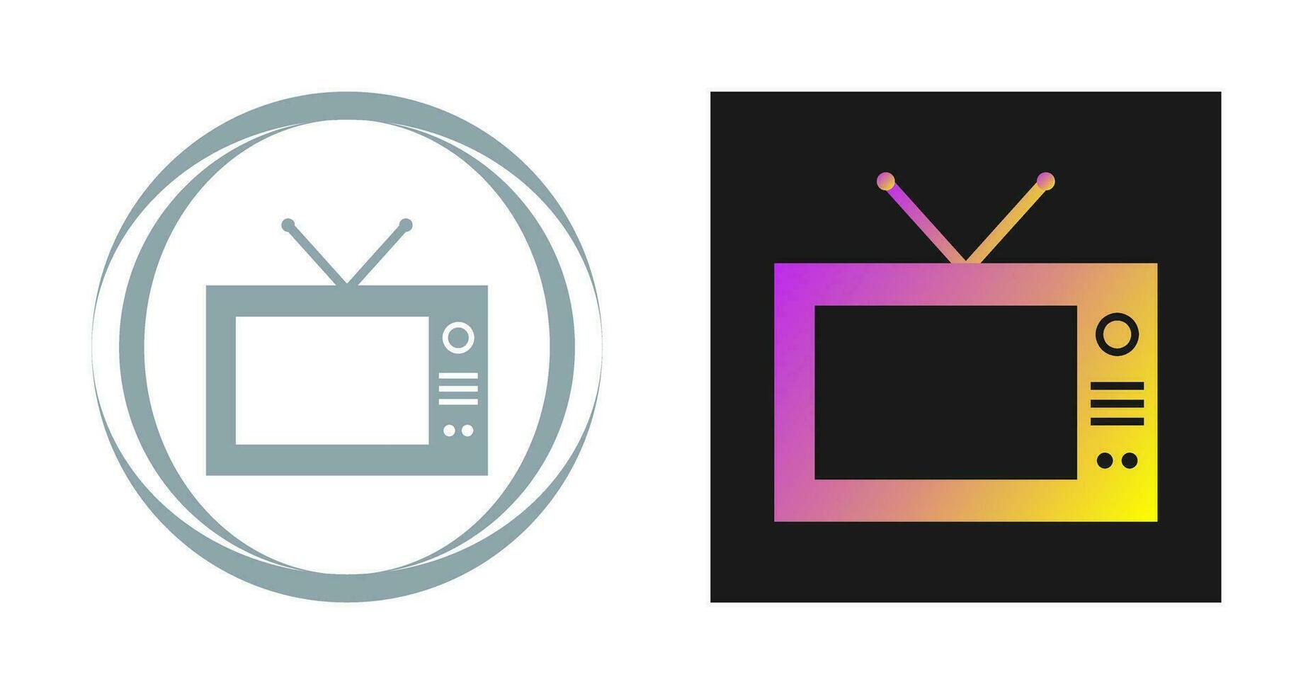 icono de vector de television