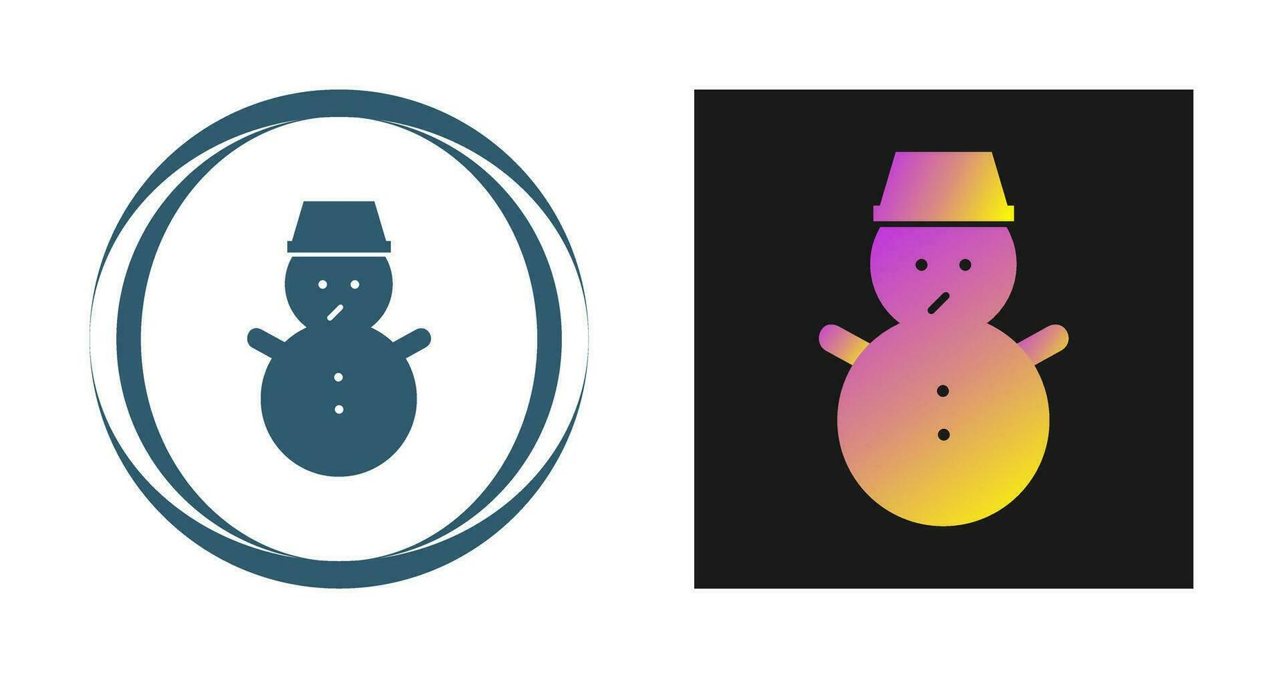 Snowman Vector Icon
