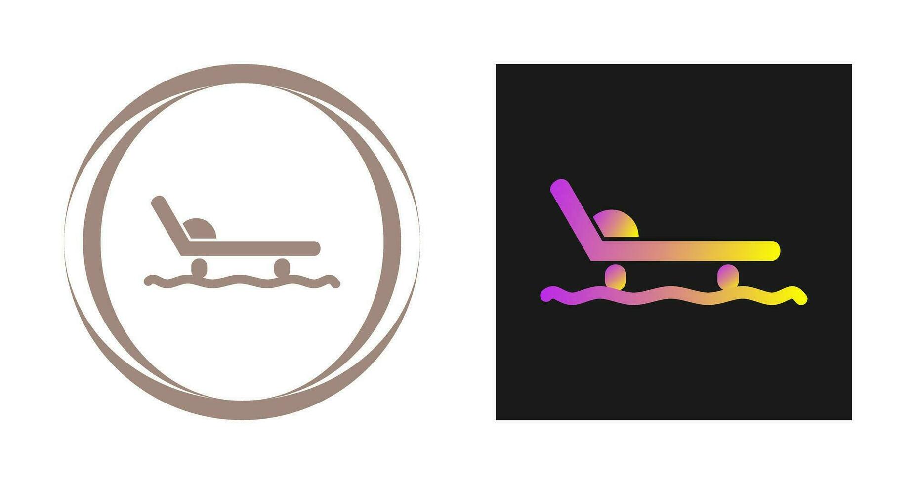 Sled with seat Vector Icon