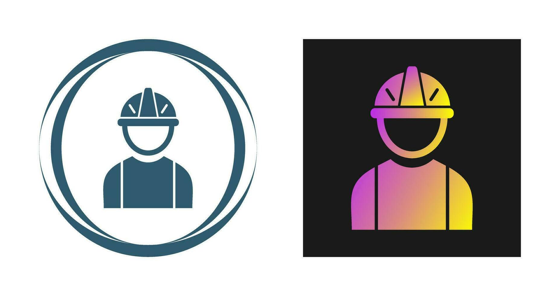 Construction Worker Vector Icon