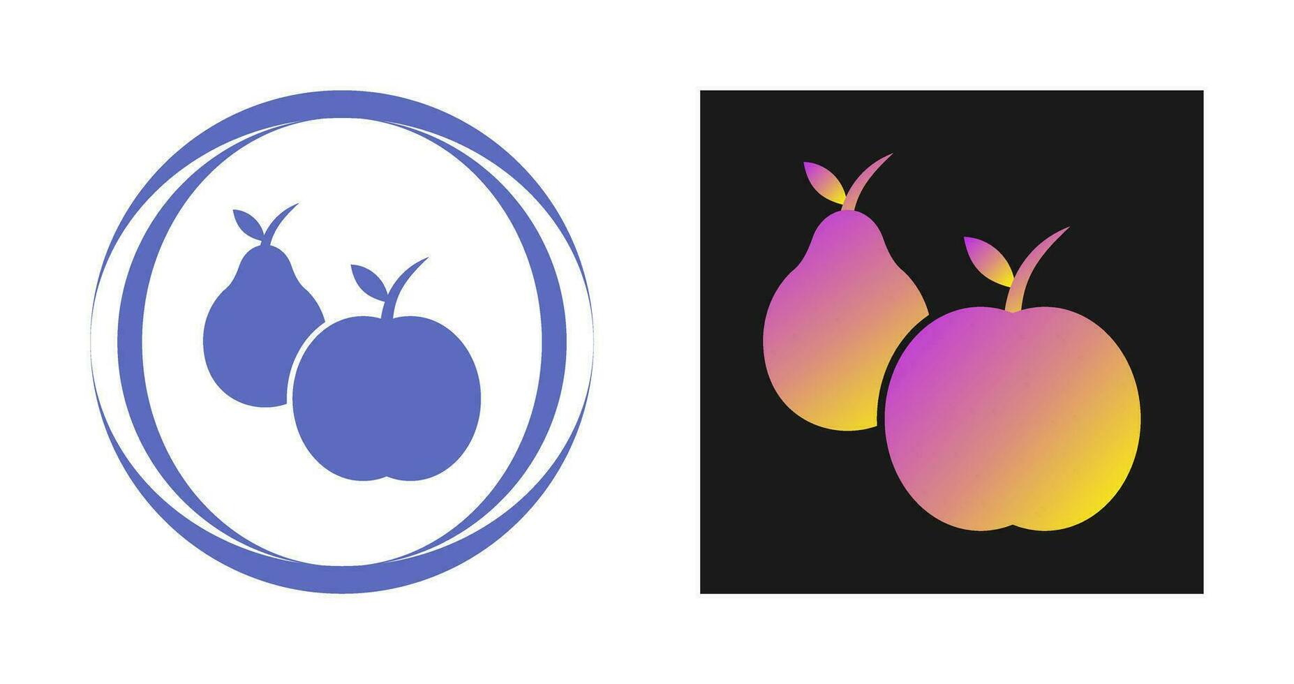 icono de vector de frutas