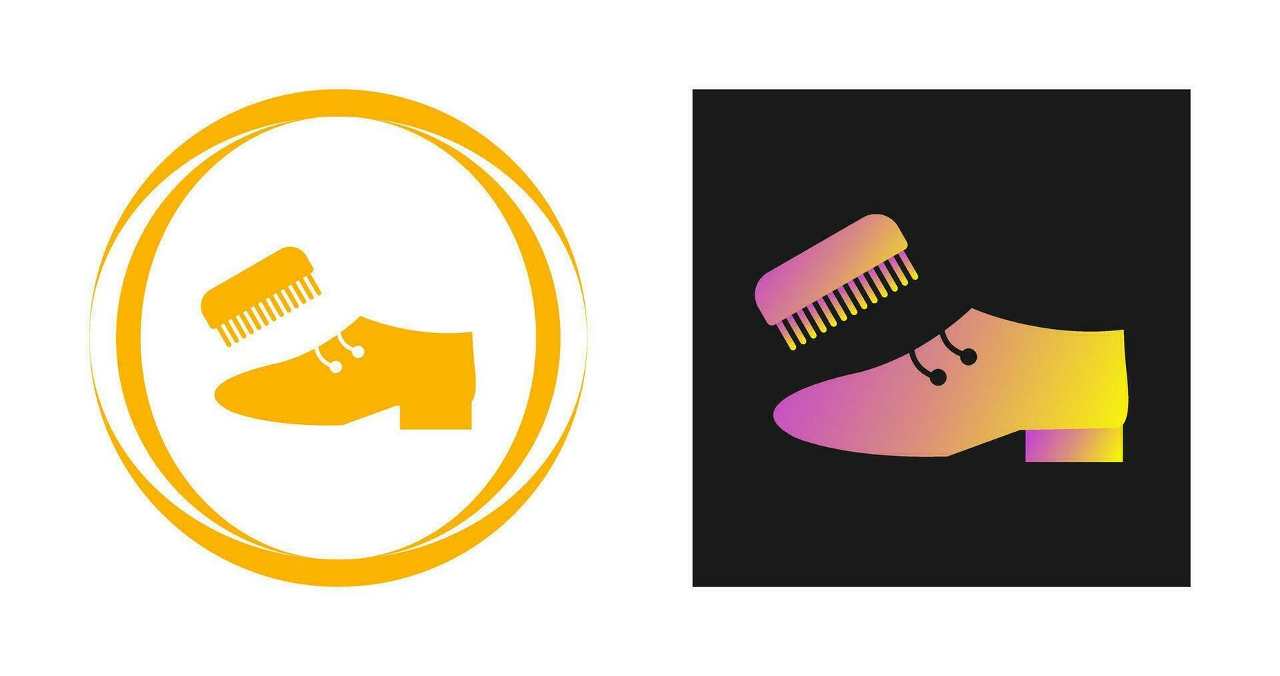 Shoe Polishing Vector Icon