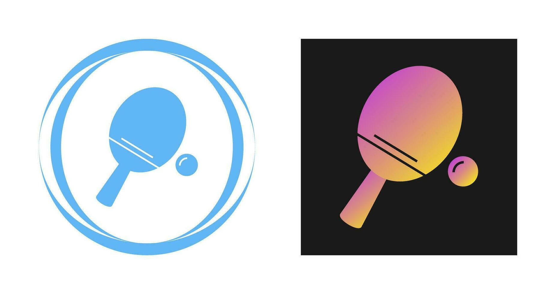 Table Tennis Vector Icon