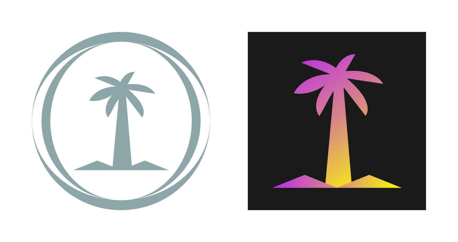 Coconut Tree Vector Icon