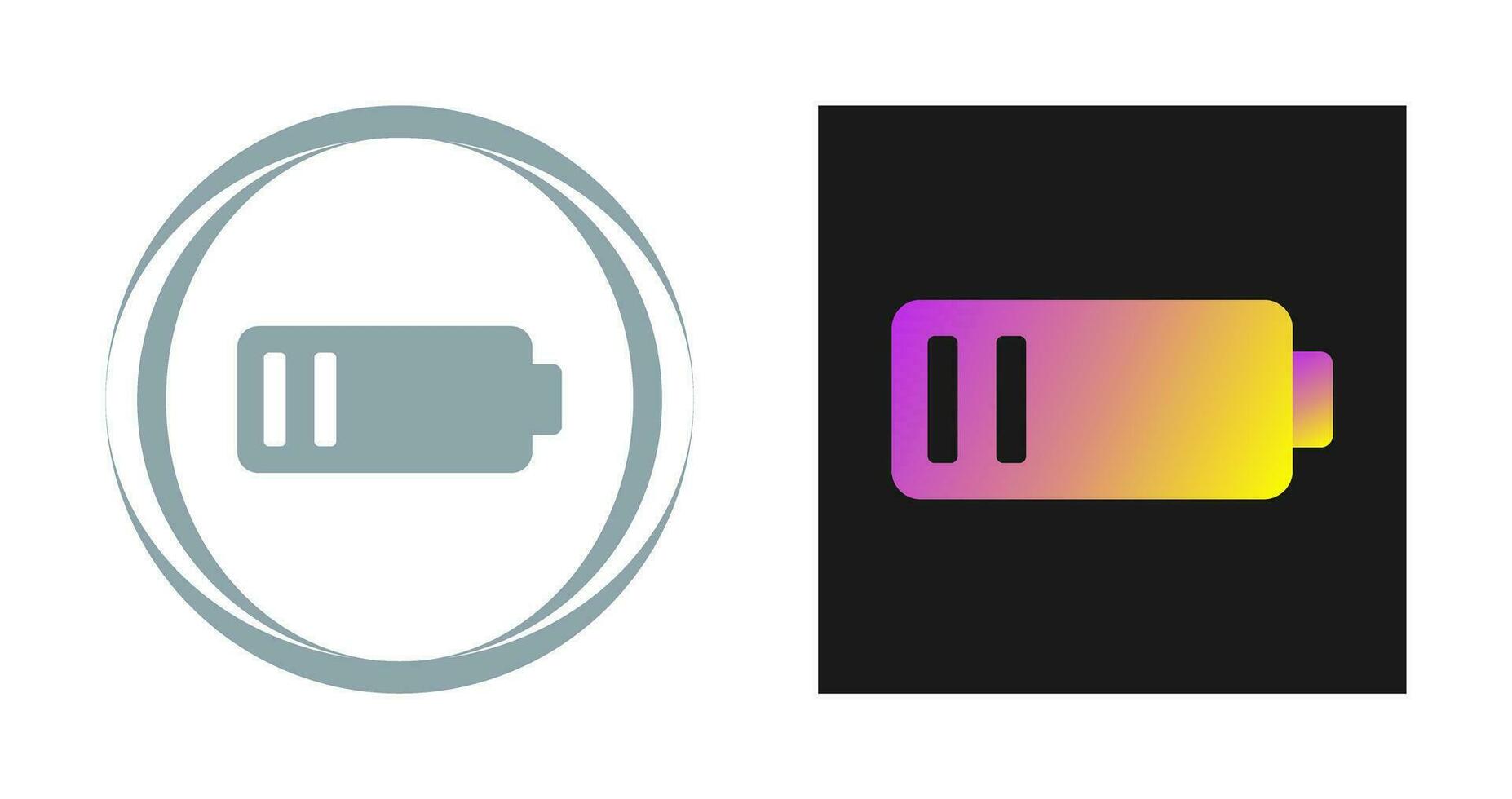 Low Battery Vector Icon