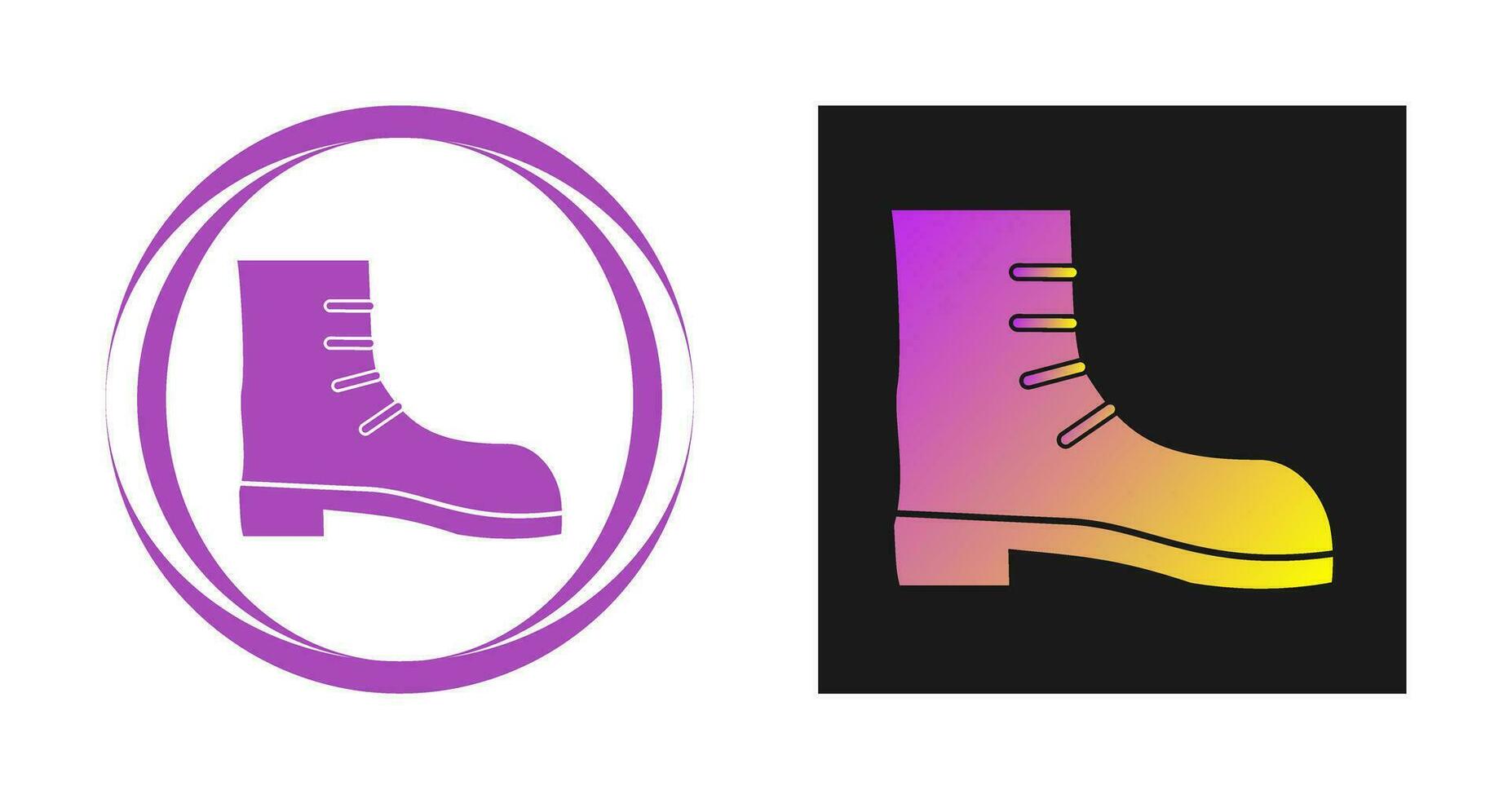 Camping Boot Vector Icon