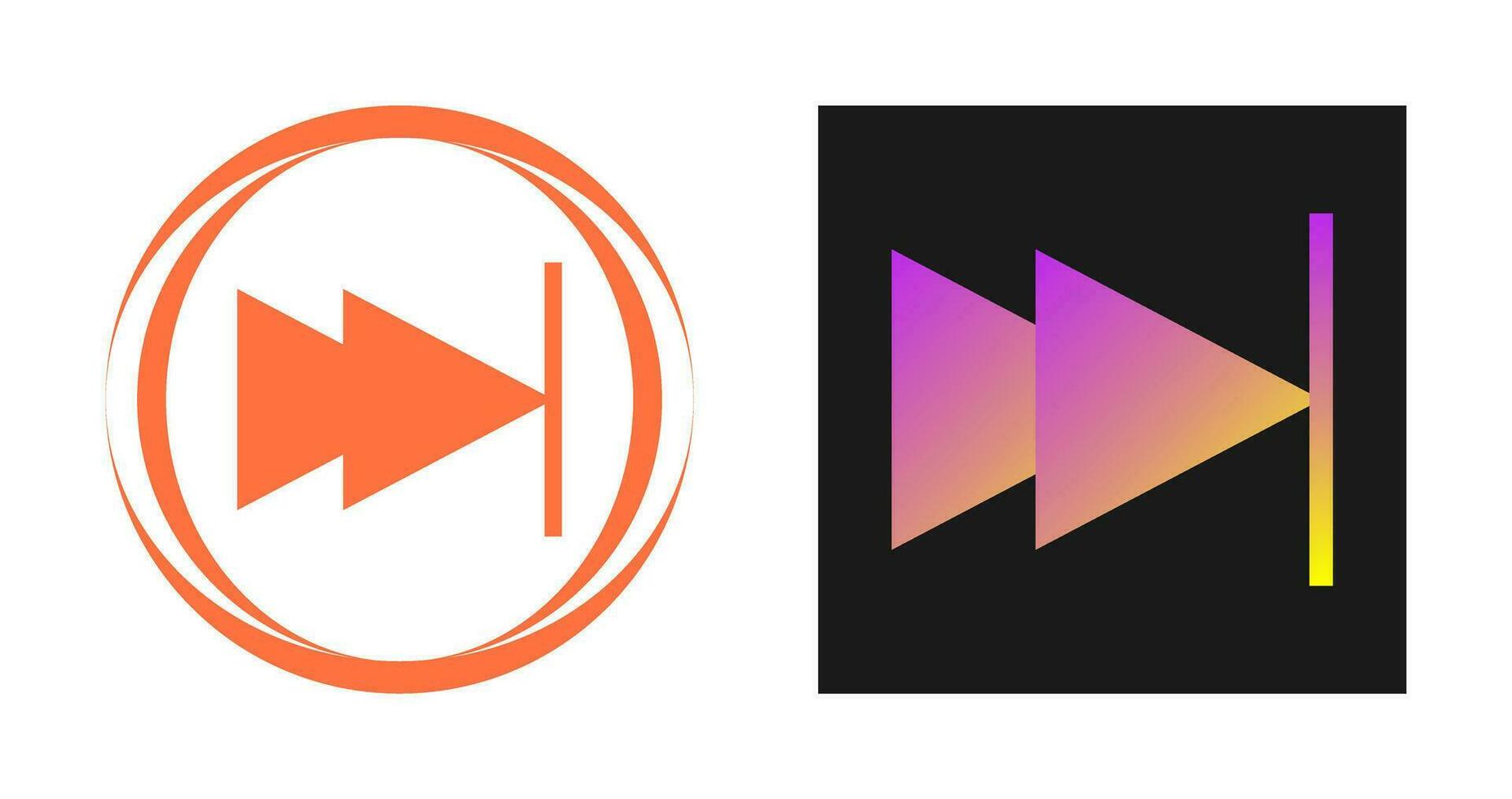 Move to End Vector Icon