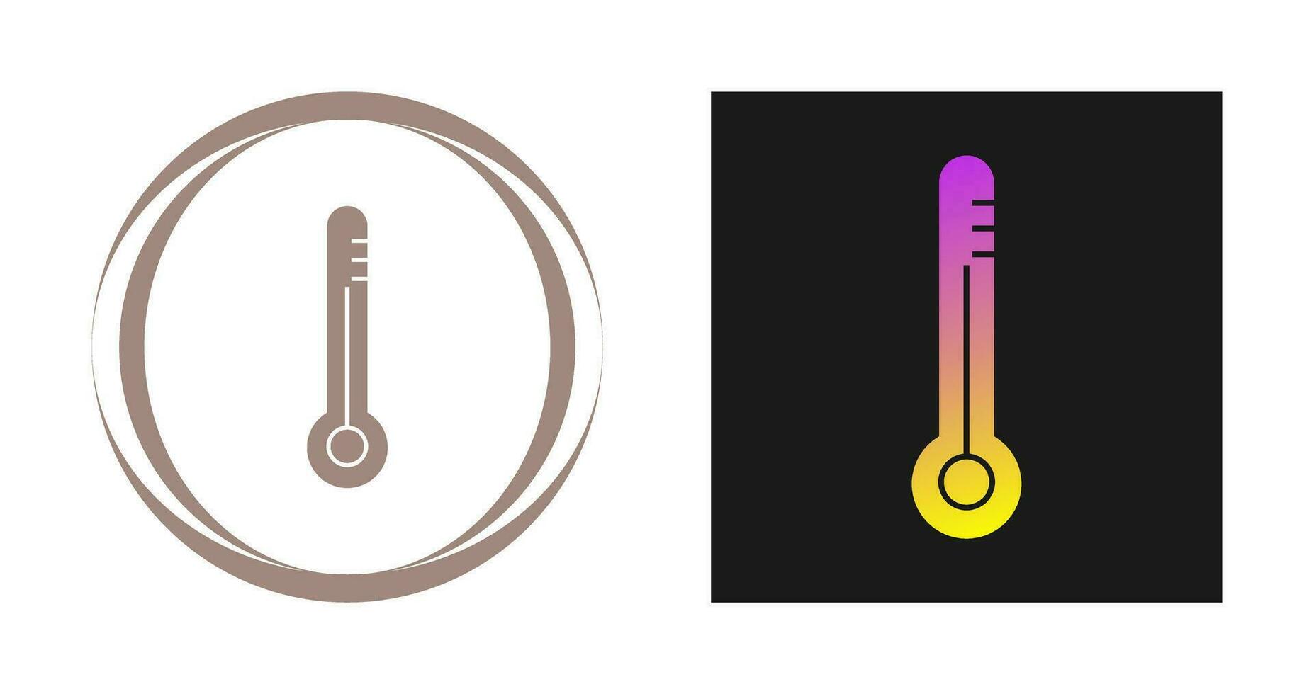 icono de vector de control de temperatura