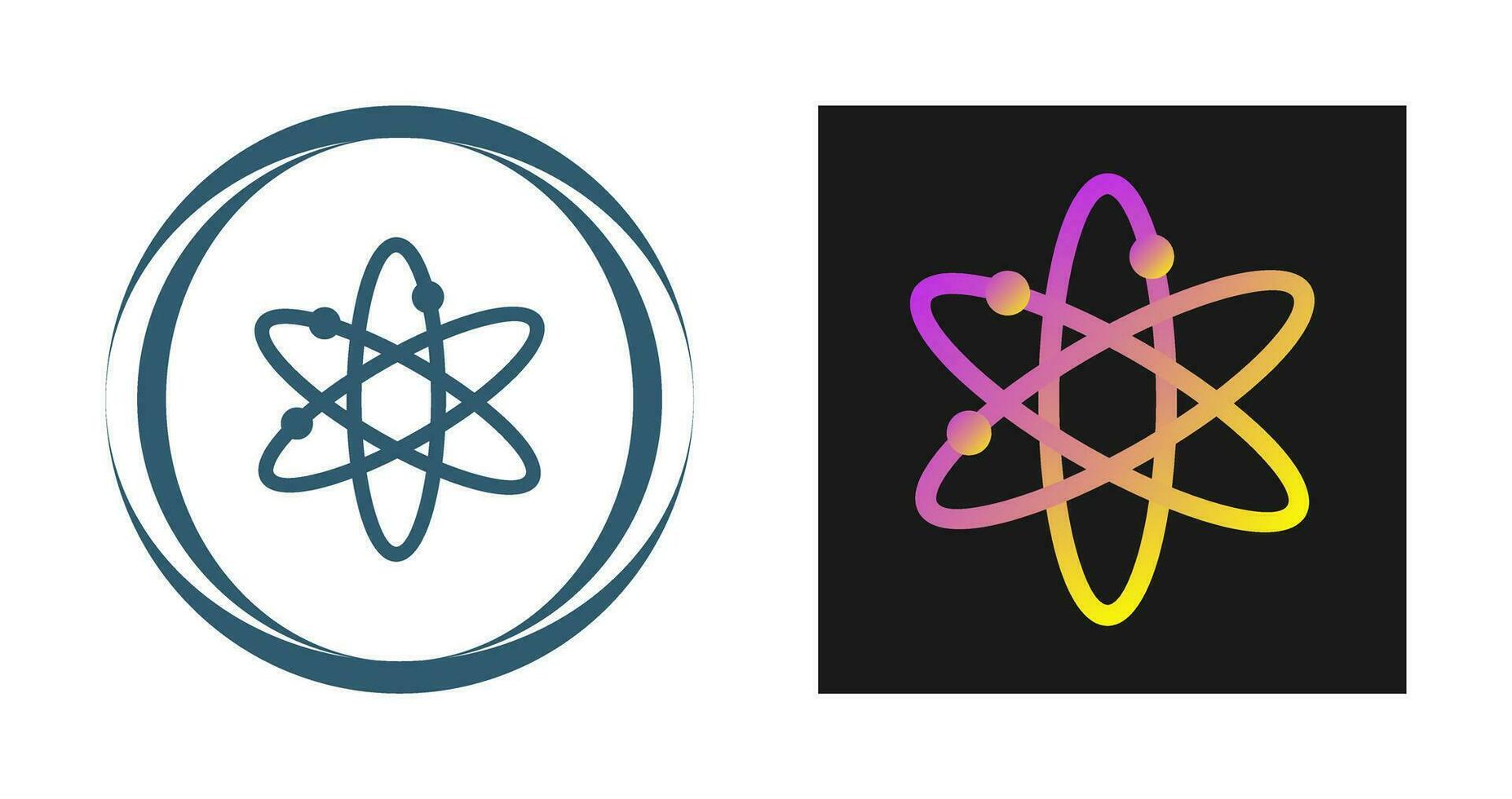 Atomic Structure Vector Icon