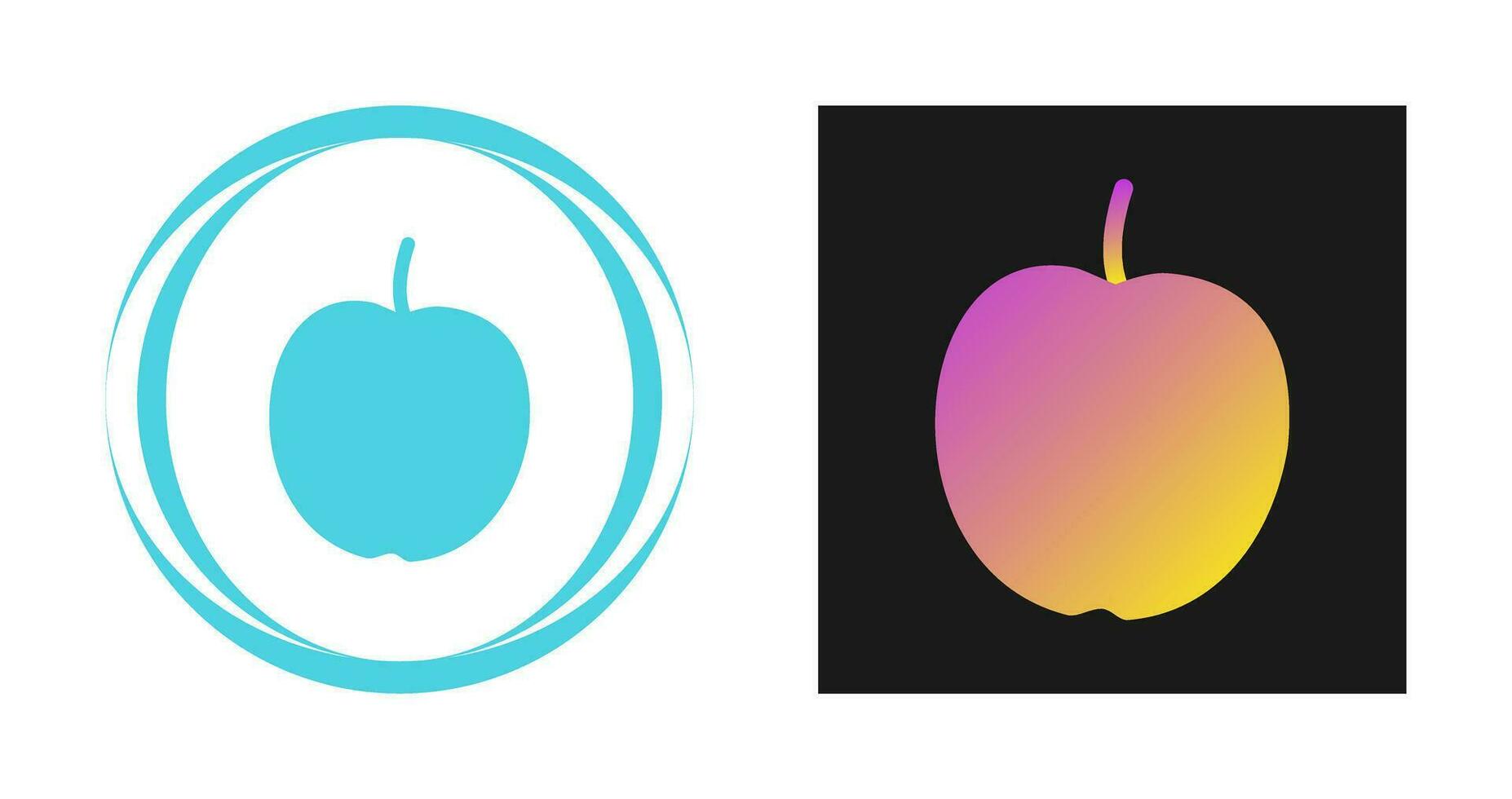 icono de vector de manzana