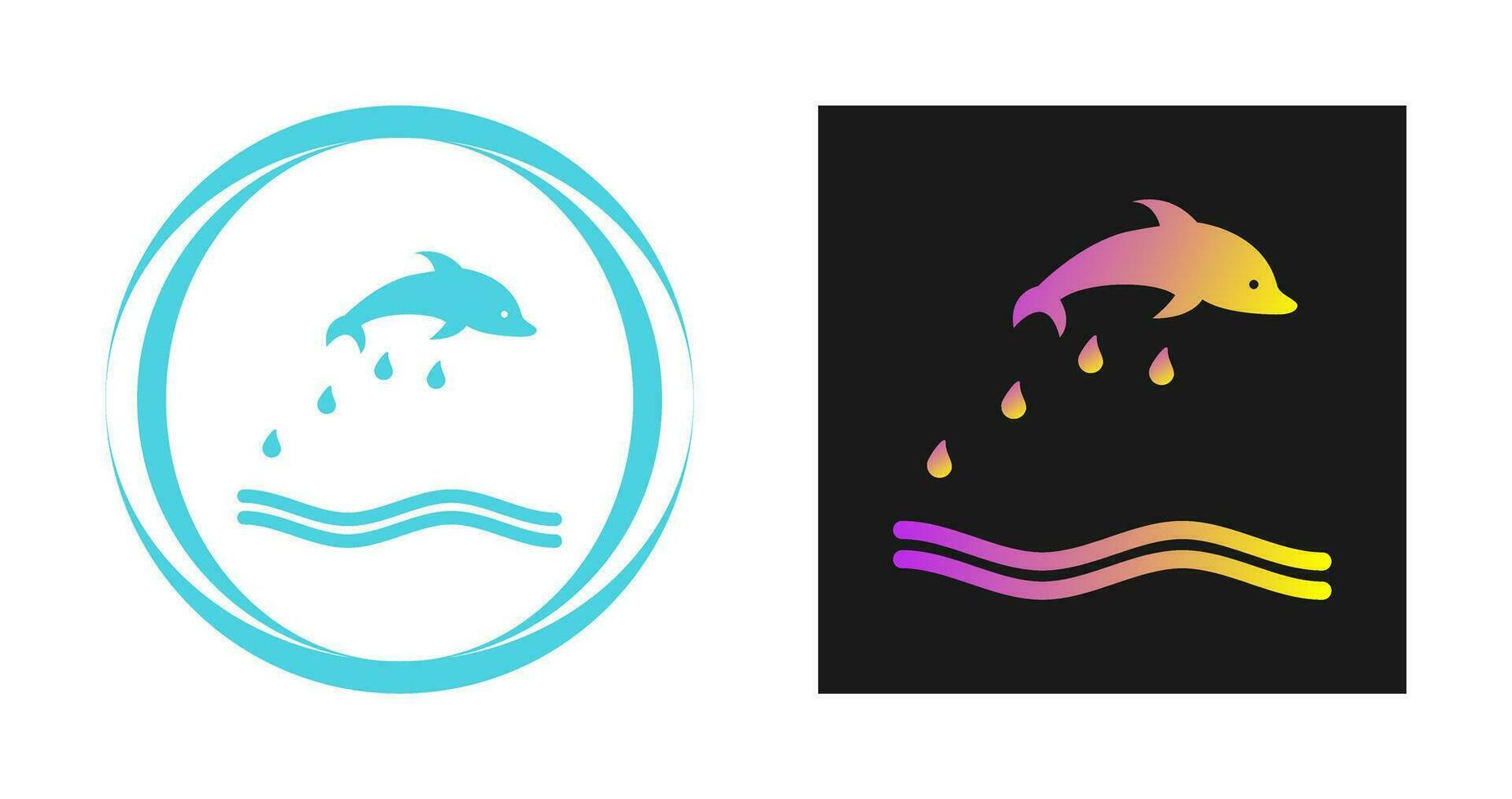 Dolphin Vector Icon