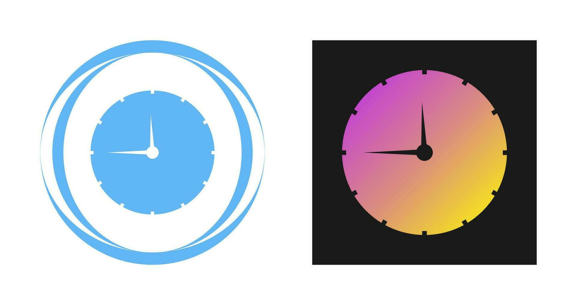 Wall Clock Vector Icon