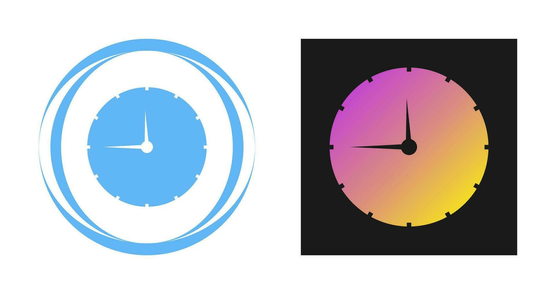 icono de vector de reloj de pared