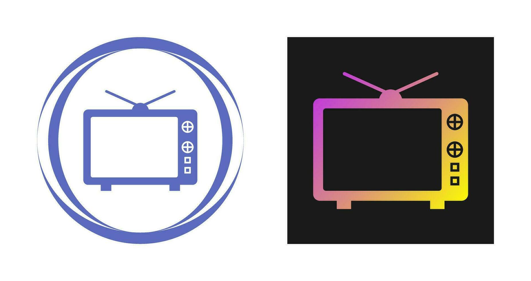 icono de vector de television