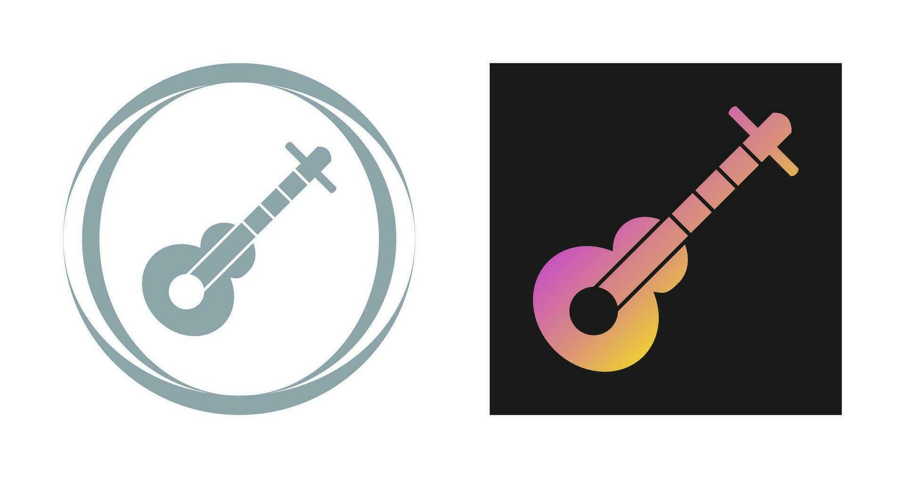 icono de vector de guitarra