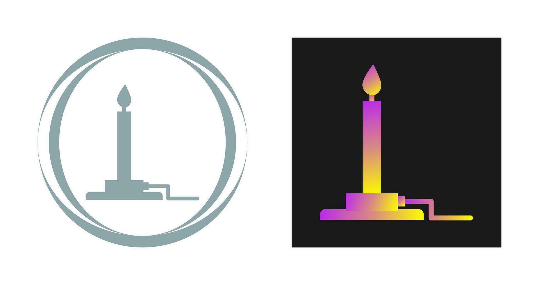 Bunsen Burner Vector Icon