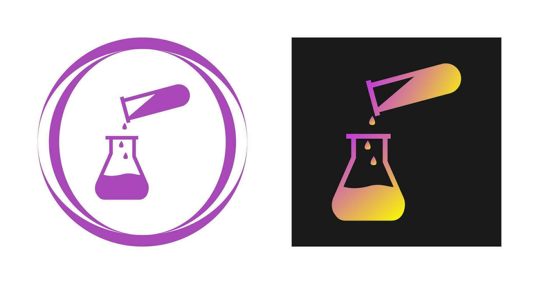 Pouring Chemical Vector Icon