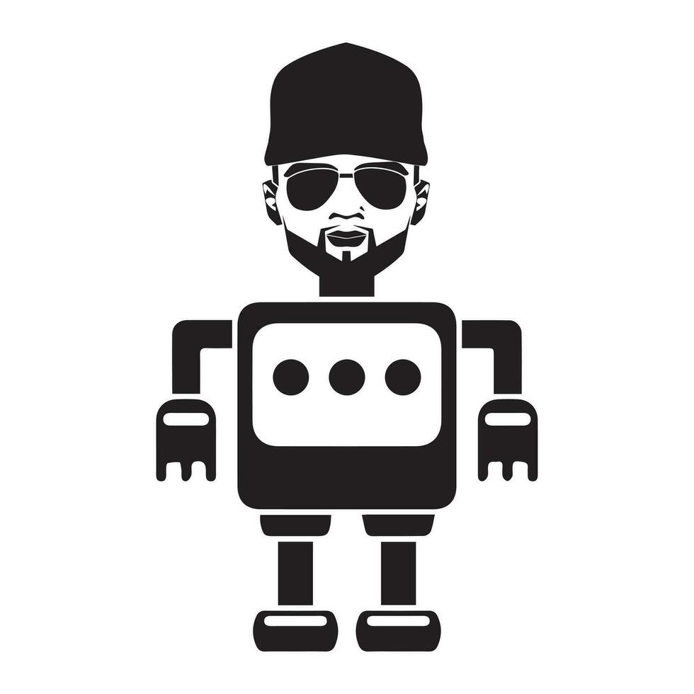 3d rendering robot learning or solving problems vector