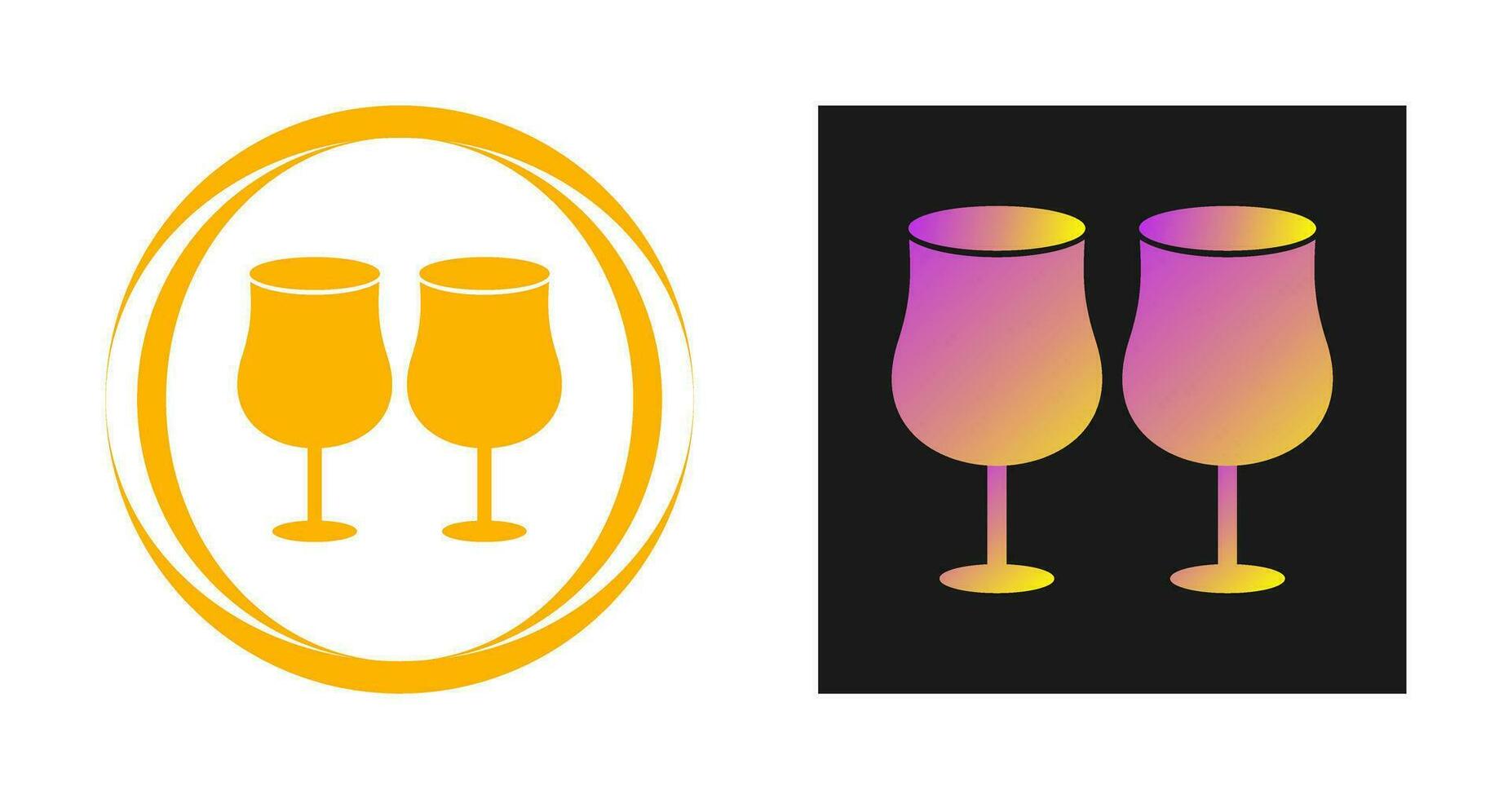 Party Glasses Vector Icon