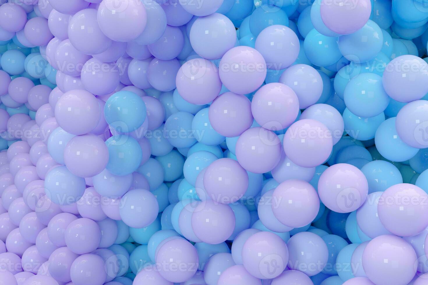 Glossy balls gather together, abstract background, 3d rendering. photo