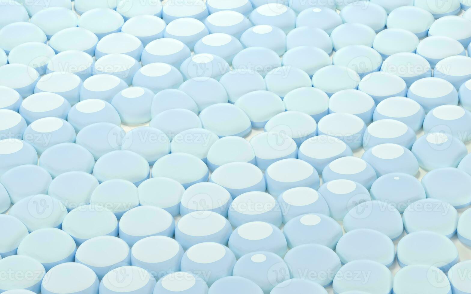 A large number of soft balls, geometry background, 3d rendering. photo