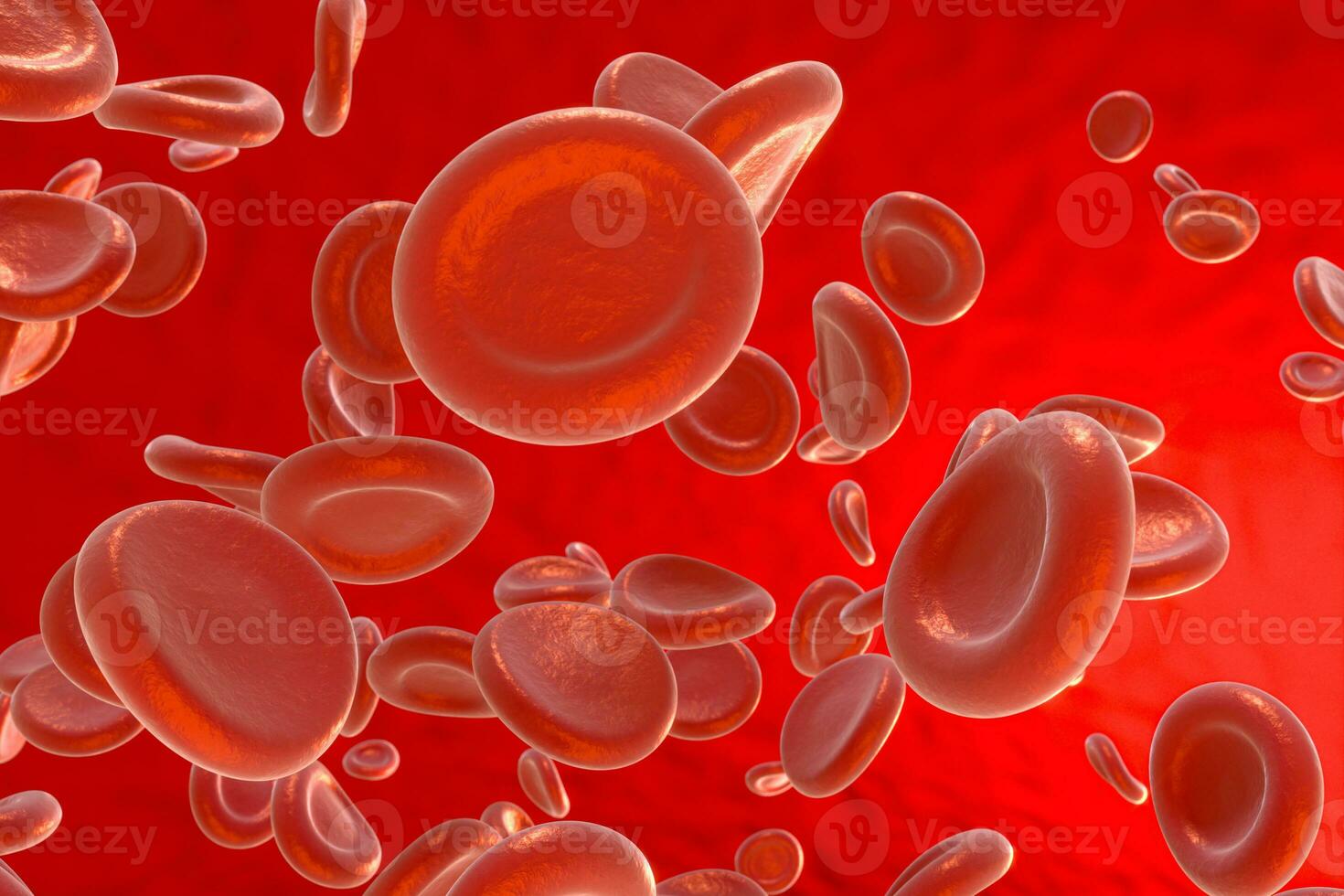 Blood and red blood cells,abstract conception,life and health,3d rendering. photo