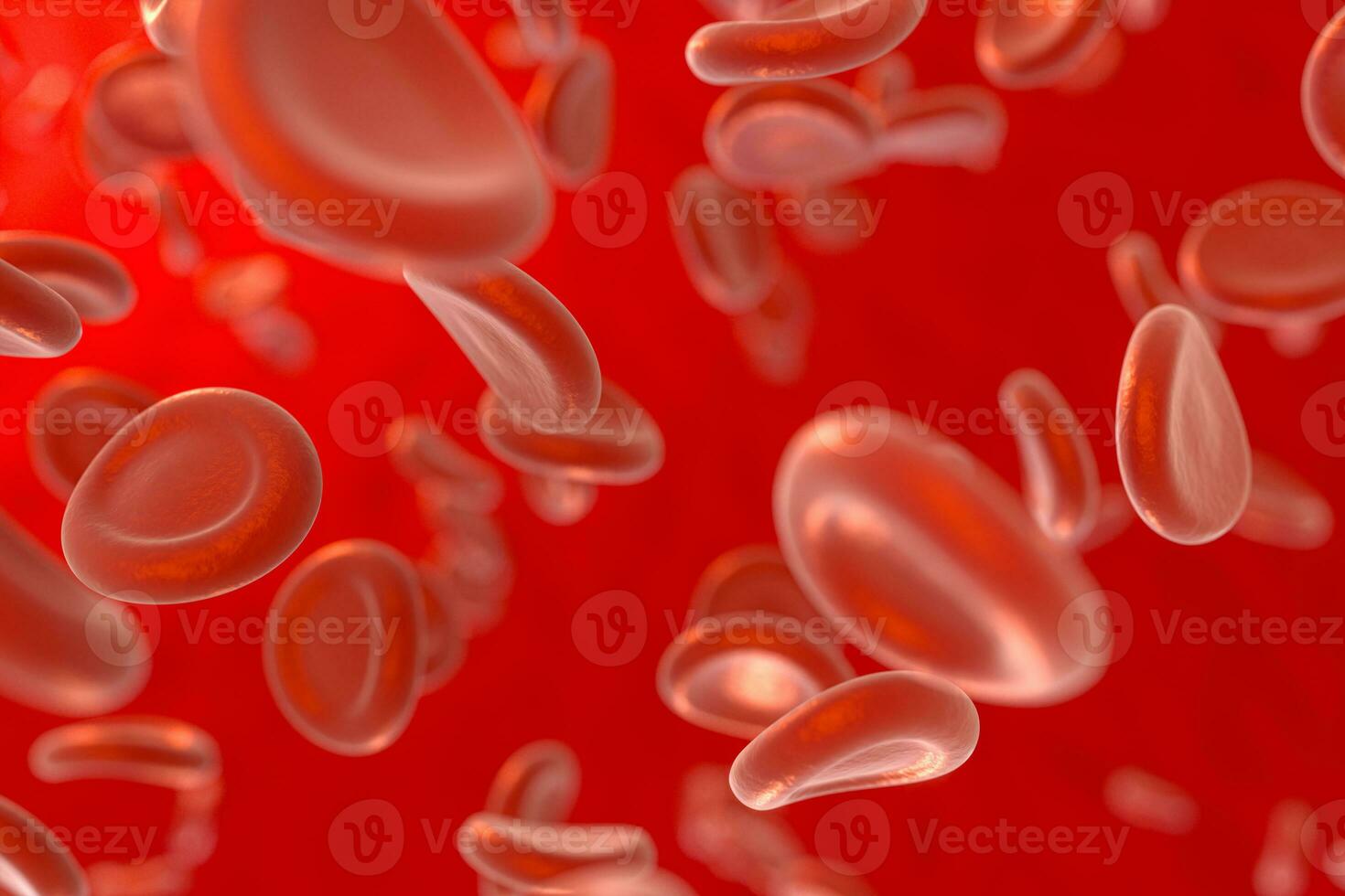 Blood and red blood cells,abstract conception,life and health,3d rendering. photo