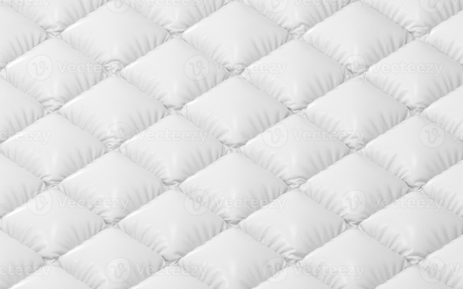 A white cushion of air, 3d rendering. photo