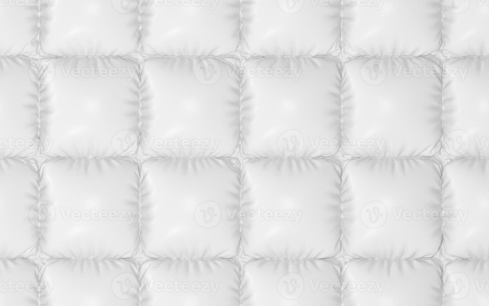 A white cushion of air, 3d rendering. photo