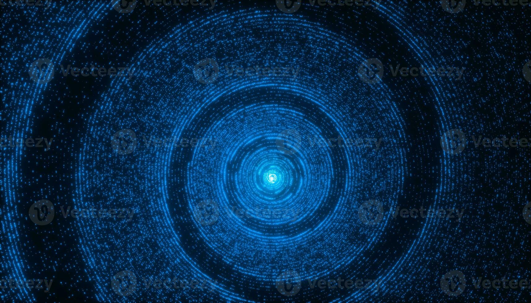Blue glowing particles, abstract background, 3d rendering. photo