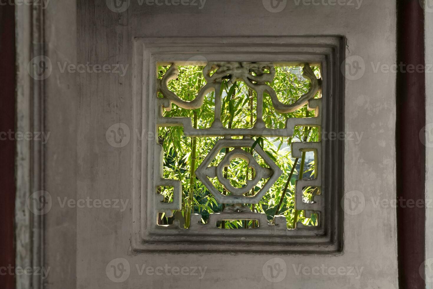 Ancient architecture in the Suzhou Garden in China. photo