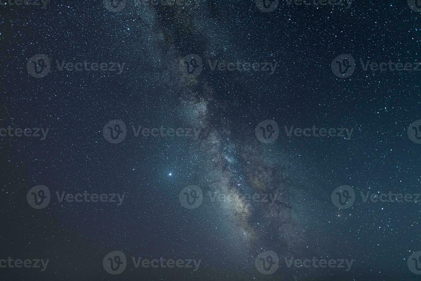 Milky way galaxy with stars and space dust in the universe. photo
