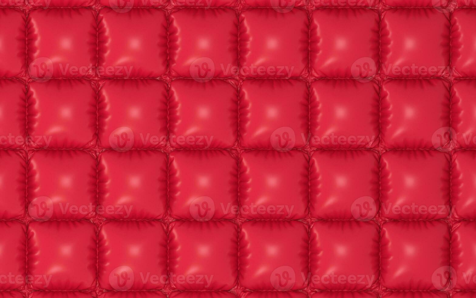 A red cushion of air, 3d rendering. photo