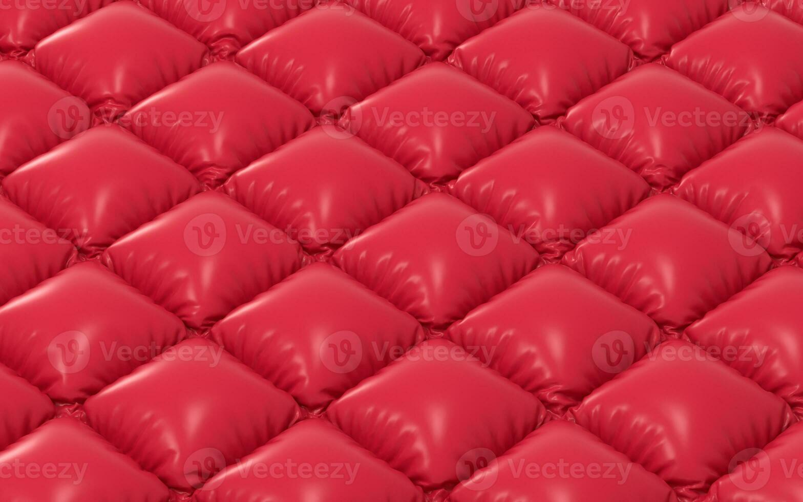 A red cushion of air, 3d rendering. photo