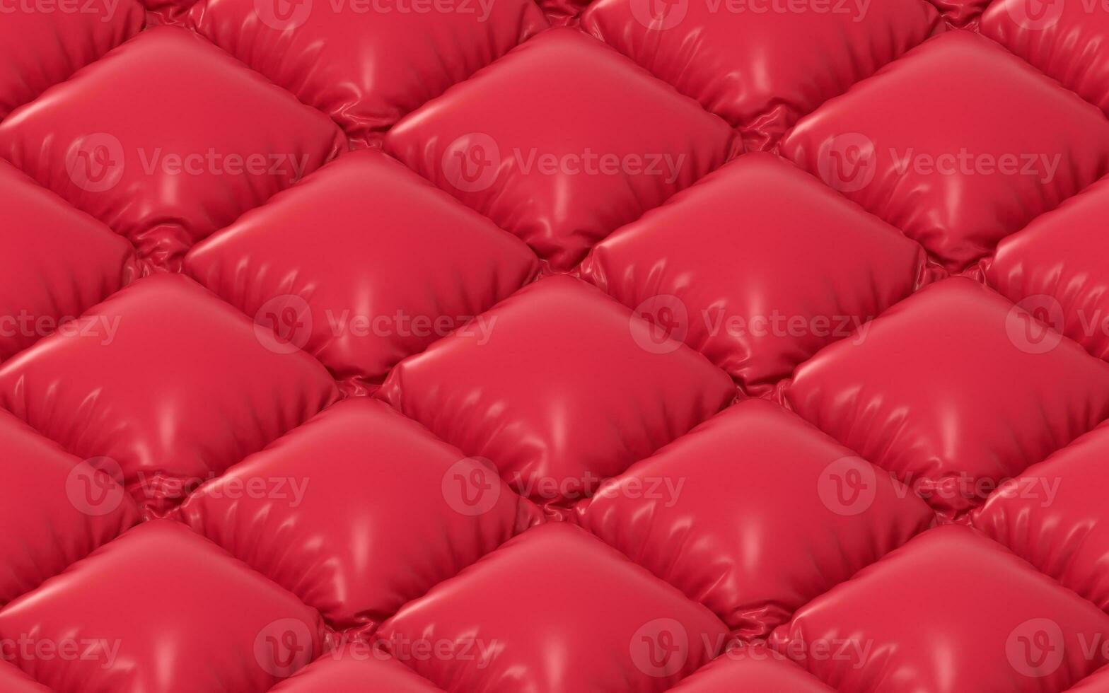 A red cushion of air, 3d rendering. photo