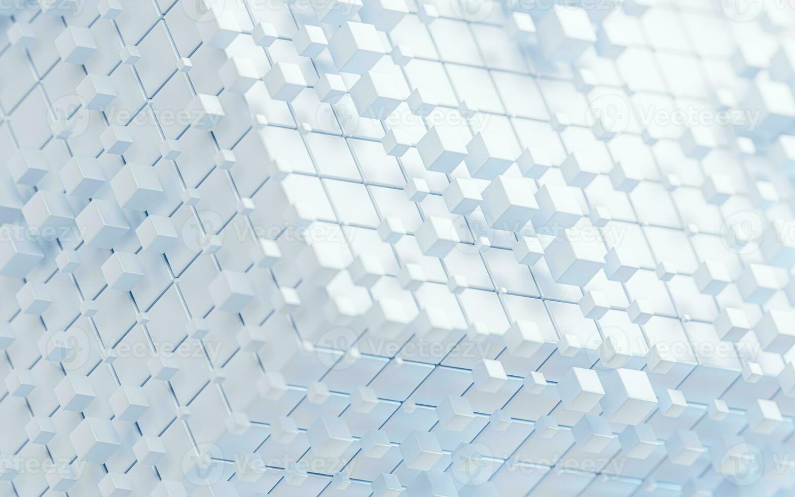 Abstract cube material, geometry background, 3d rendering. photo
